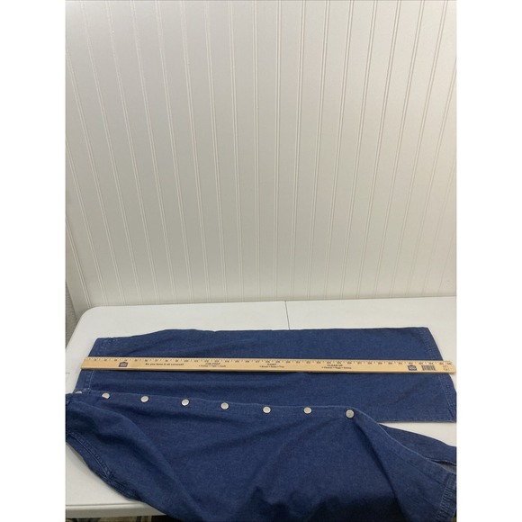 Susan Bristol Casuals 14 Blue Jean Skirt Long - Picture 7 of 8